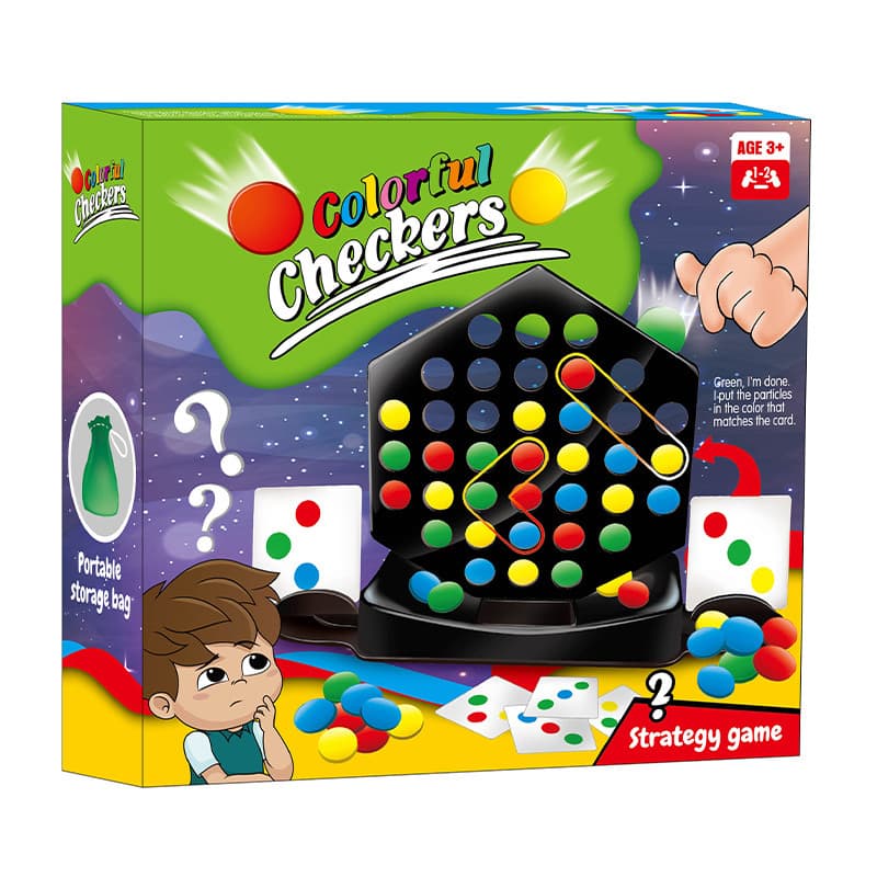Colorful checkers